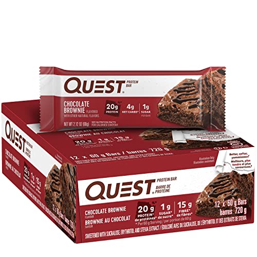 Quest Nutrition Quest Bar Chocolate Brownie 12/box, 720 g