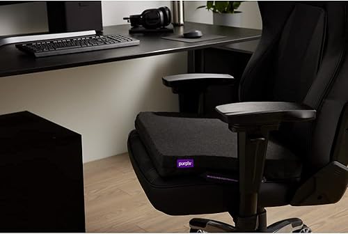 Miniatura 3 de Purple Cojín doble para asiento, mantiene su forma.