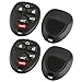 Case Shell Key Fob Keyless Entry Remote fits Chevy Tahoe Suburban/Cadillac Escalade/GMC Yukon 2007 2008 2009 2010 2011 2012 2013 2014 (15913427), Set of 2