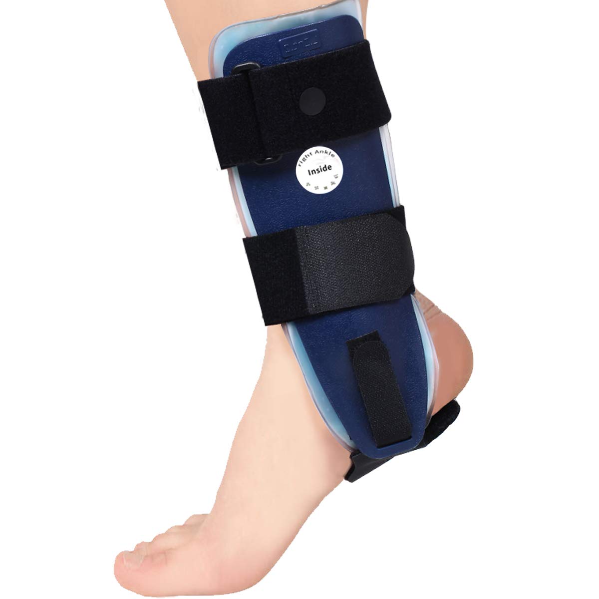 VELPEAU Ankle Brace Stirrup Ankle Splint Adjustable Rigid