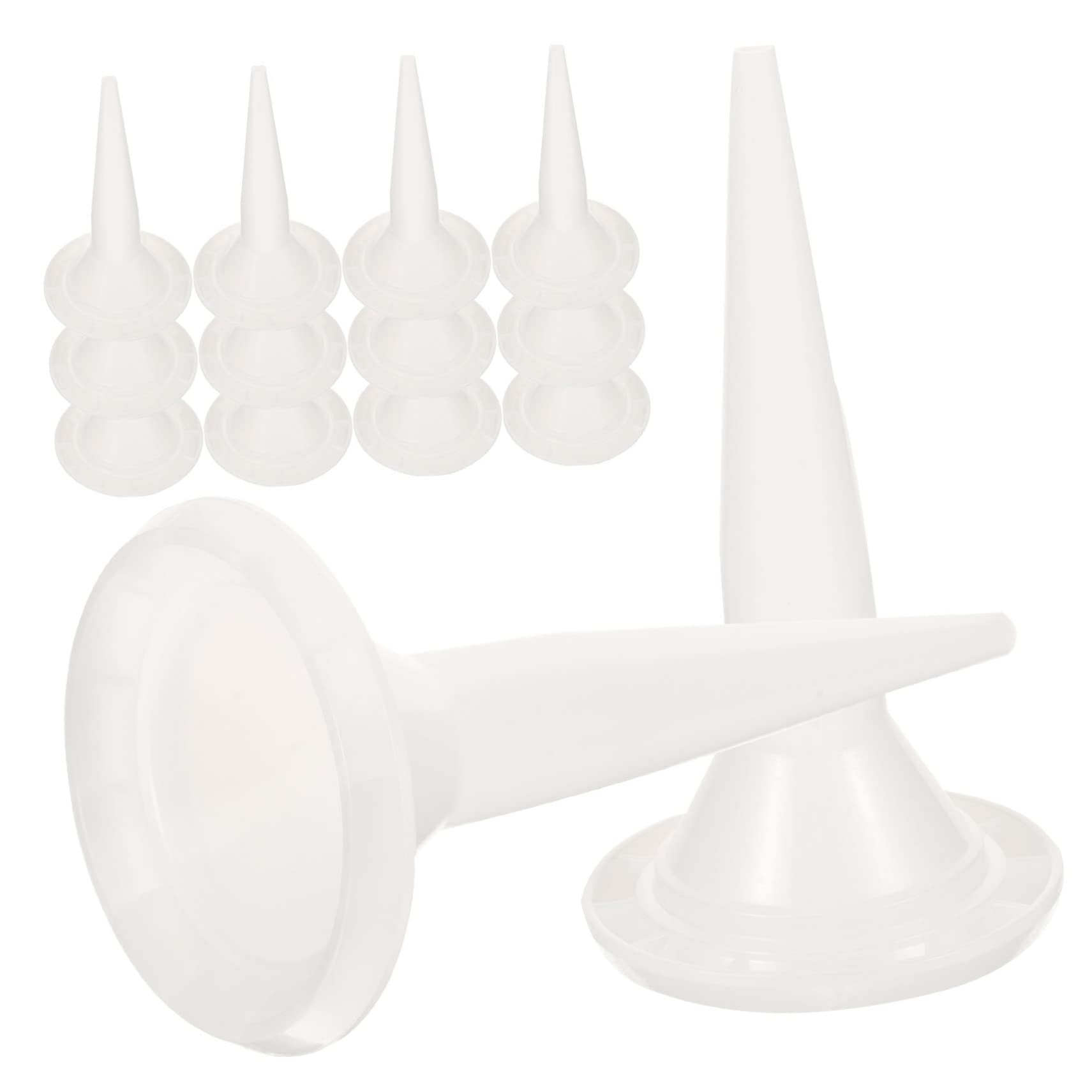 VILLCASE Caulking Applicator Tool 50pcs Caulk Nozzles Caulking Tips Caulk Extension Nozzle