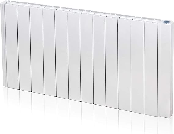 ELNUR GABARRON Gabarrón | Emisor Térmico Ingenium RD12W De Fluido | con WiFi Compatible con Alexa y Google Home | 1500W Digital Programable | Radiador ...