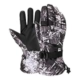 YVO Ski Gloves, Winter Warm Gloves Men Women, Waterproof, Windproof, Touch Screen Index Finger,...