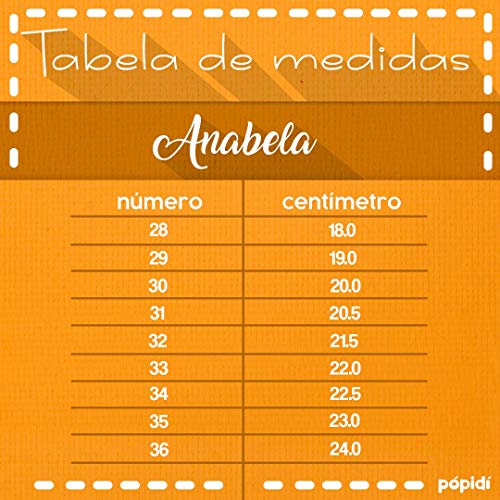 Sandália Anabela Infantil Salto Menina 30 (35, Preto)