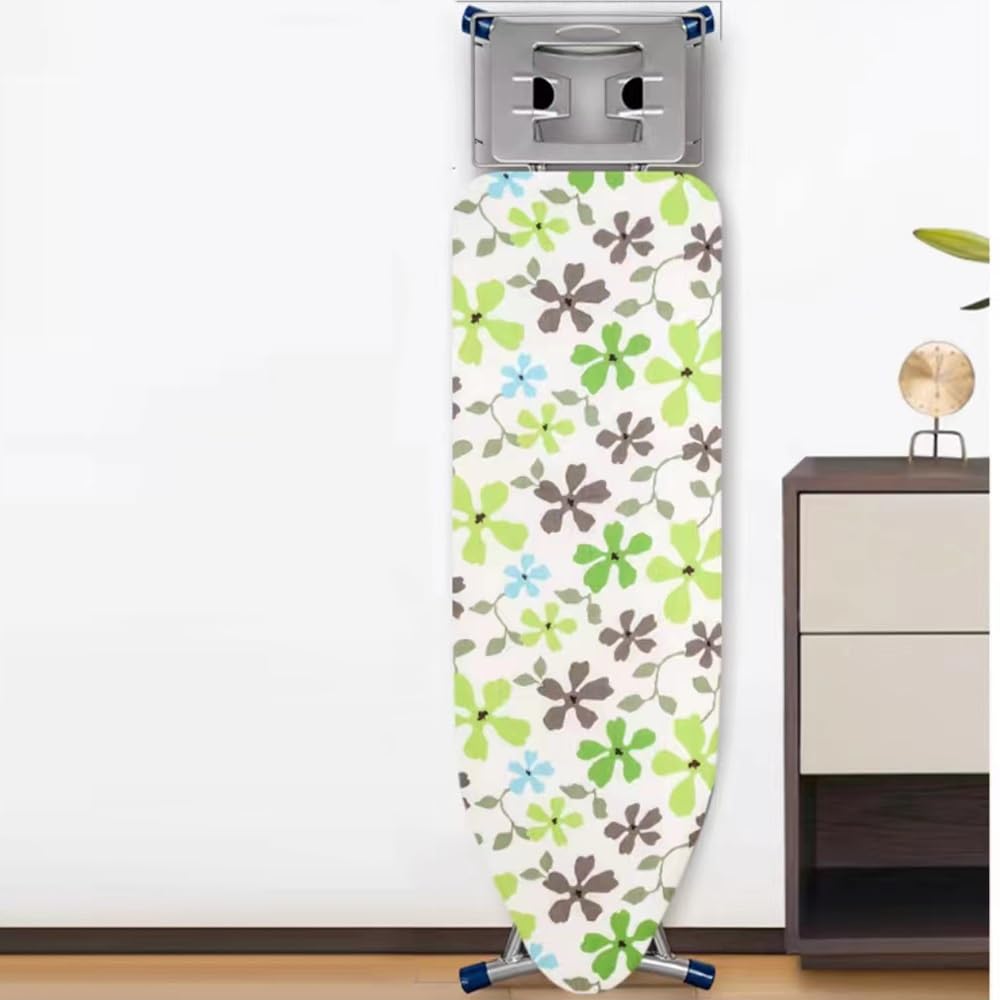 Cubre Tablas, Almohadilla de algodón for Tabla de Planchar de 12 x 36 x 12 x 38 Pulgadas, Funda Ajustable y elástica.(Green,15x45 Inch(120x40 cm))