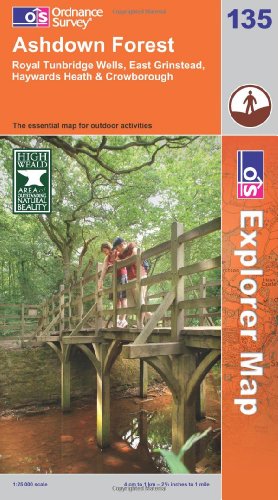 OS Explorer map 135 : Ashdown Forest