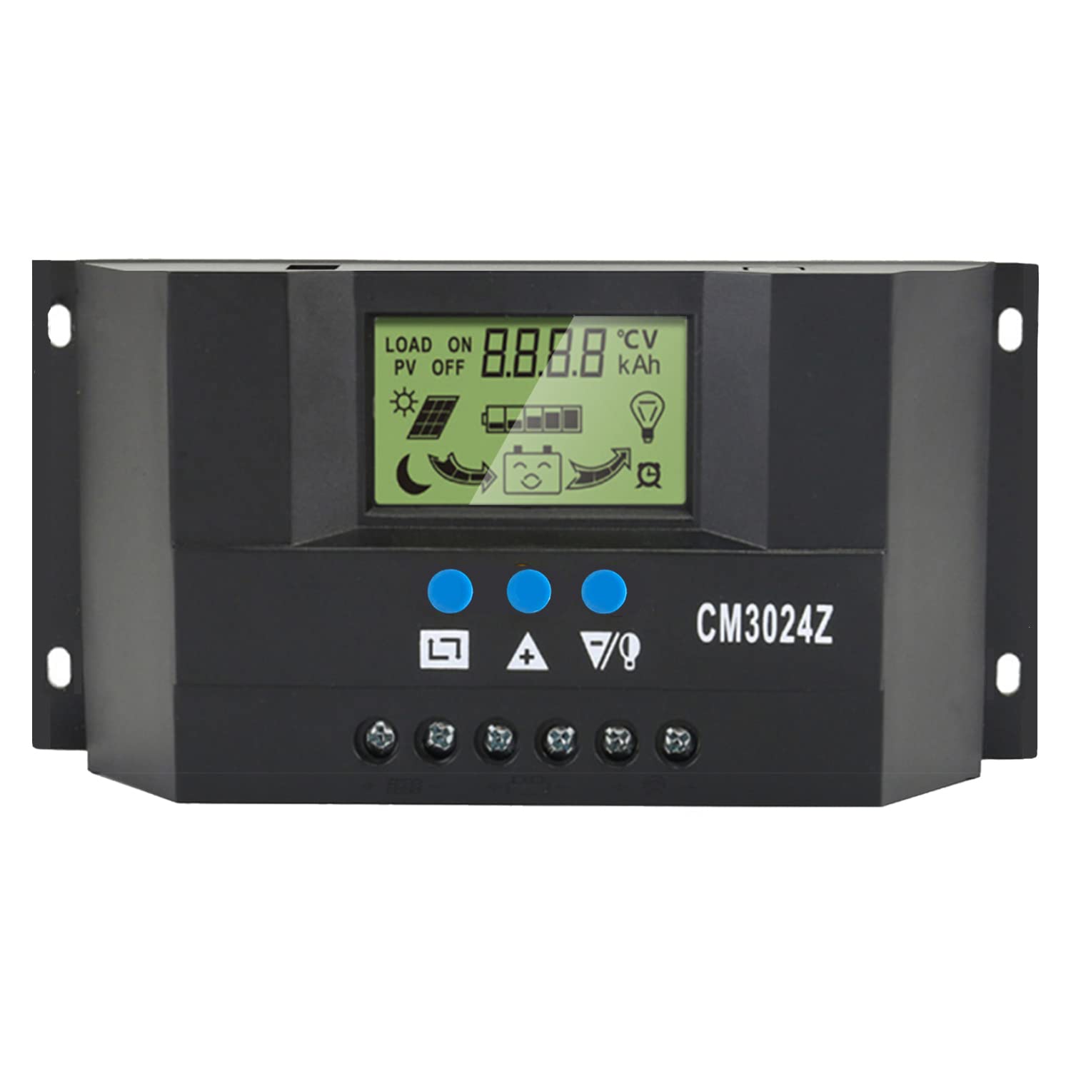 Amazon.co.jp: ソーラー充電コントローラー 40A 12V/24V ソーラー