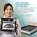 Inflatable Nuru Massage Sheet with Handles & Inflatable Sides | Black Durable PVC Waterproof | 80.7'' x 61.4'' x 4.7'' | Protection Against Oil, Water-Based, and Silicone-Based Products