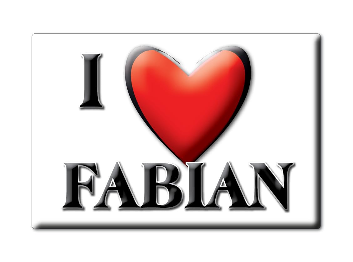 Fabian Magnet Magnetic Names Gift Idea Birthday Graduation Birth Valentine's Day