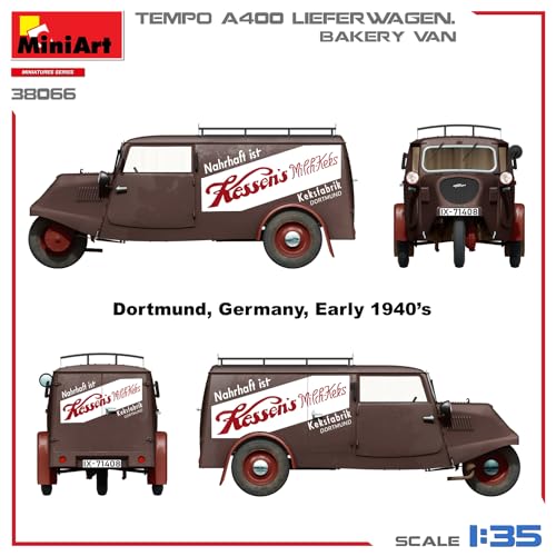 Maquette Tempo A400 MiniArt pour diversifier une collection de modèles réduits
