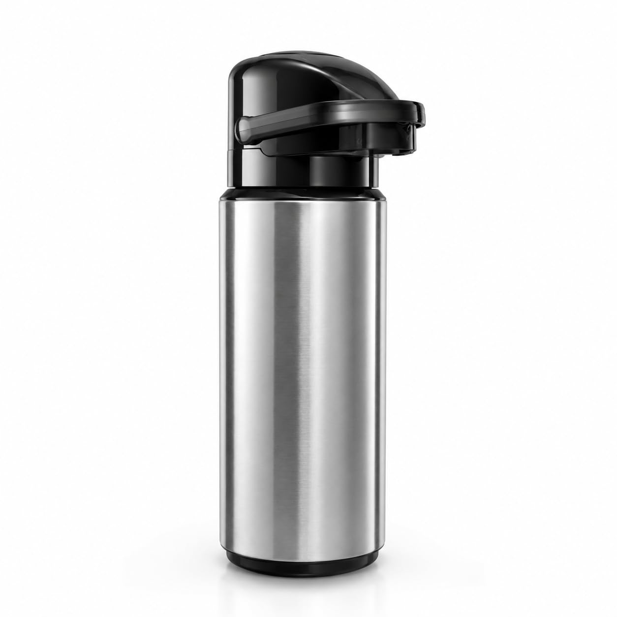 Garrafa Térmica 1,8L Inox com Bomba de Pressão | Ampola de Vidro, Conserva Quente e Frio