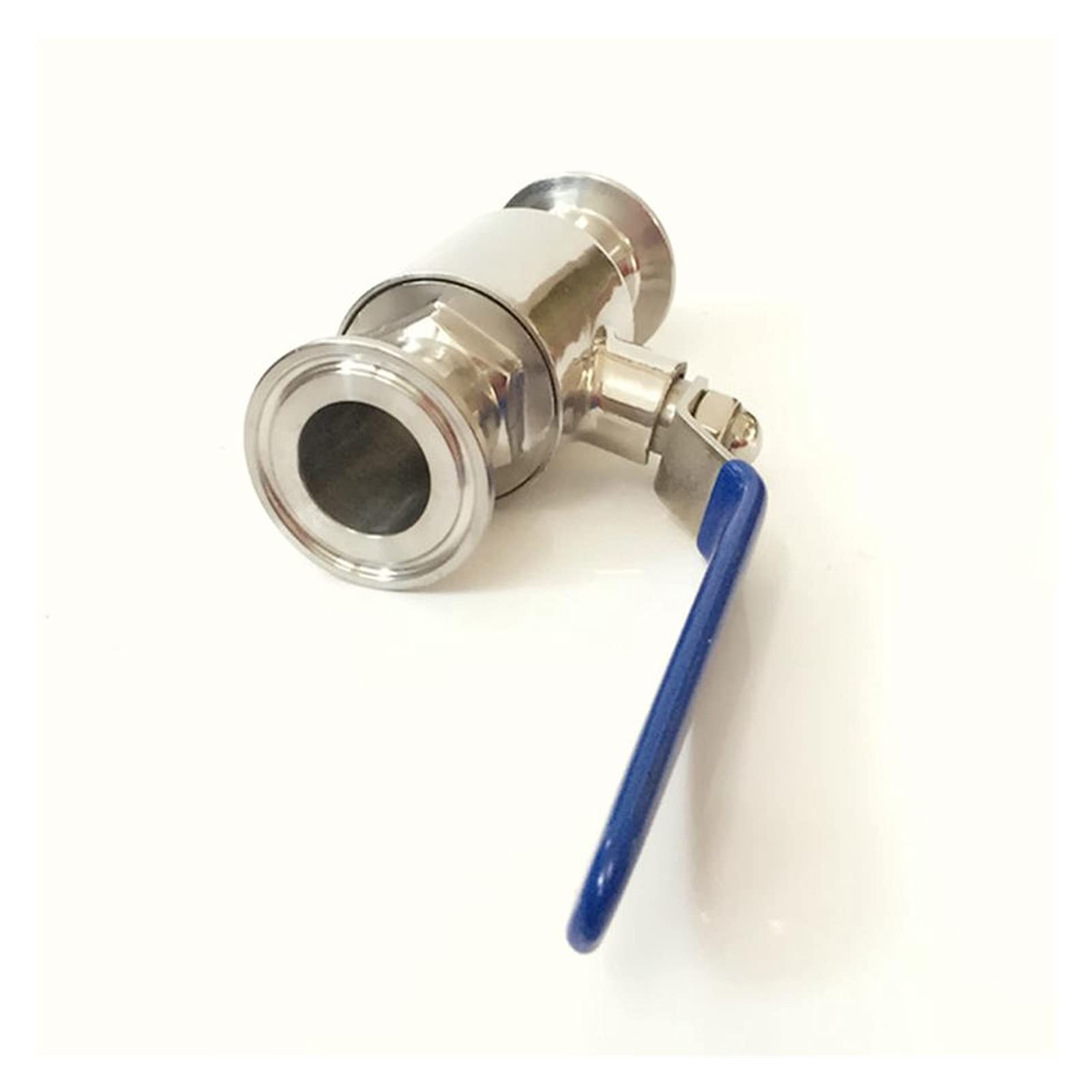 VSPPJYFG Ball Valve Hot And Cold Water Stop 57mm 2.25" Pipe Outer Diameter X 2.5" Three-clamp Sanitary Ball Globe Valve SUS 316L Stainless Steel
