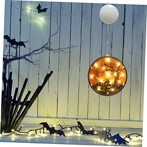 Anneome Ventosa LED Lâmpada Pendurada Decoração Da Porta Da Frente Lanterna Ornamento Decorativo Da