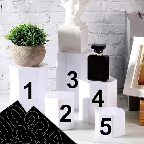 10 Sheets 100 Pcs Vinyl House Numbers for Mailbox, 4 inch Self-Adhesive Number Stickers,Waterproof Mailbox Numbers Sticker for Mailbox,Window,Door,Business,Cars,Boats,trash can,Address Number (Black)