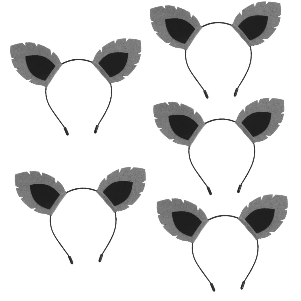 AOKWAWALIY 5 Uds Diadema Tocado Orejas De Animales Traje Bandas Para El Cabello Orejas De Animales Diadema Diademas De Animales Para Niñas Diadema Divertida Las Diademas De Las Niñas