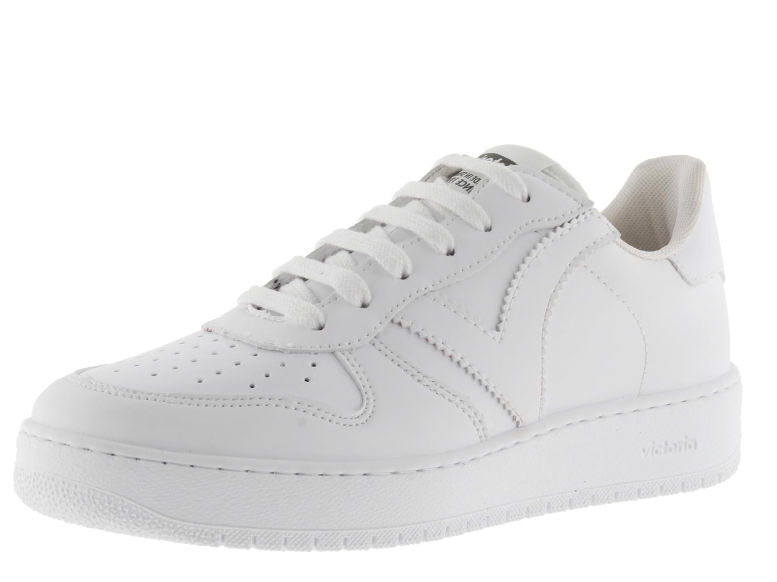 victoria Caña Baja Basket Madrid Efecto Piel Monocromo 1258245-MEN para Unisex-Adulto