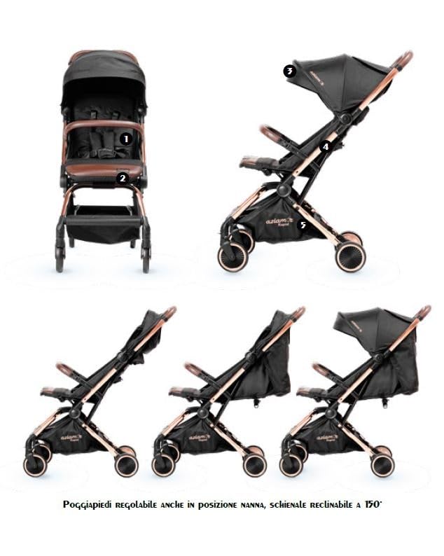 Rapid Passeggino Leggero per Bambini Blu