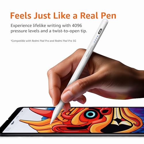 Amazon Basics Stylus Pen Only for Redmi Tablet (Mi Pad 5 (MIUI13 ...