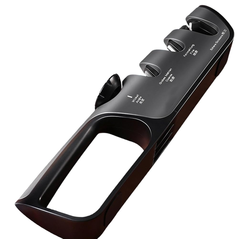 Hndhbfgrt Adjustable Angle 4in1 Knife Sharpener, Professional for Kitchen Tool for Kitchen Knives& Scissors