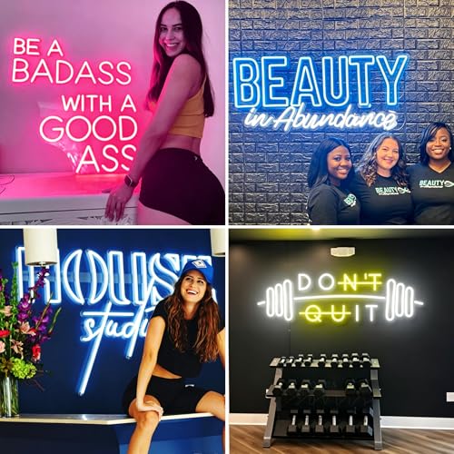Image of Custom Neon Sign for Business, Custom Led Signs for Beauty, Nail Salon, Barber Shop- Personalized Led Neon Sign for Wall Decor to Elevate Your Branding