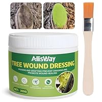 AllisWay Wundverschluss für Bäume, Baumwachs Wundverschluss, Baumwunden Versiegeln, es Bildet Nach Dem Trocknen Schnell Einen Film und Eignet Sich zur Wundheilung von Obstbäumen und Zierbäumen, 300g