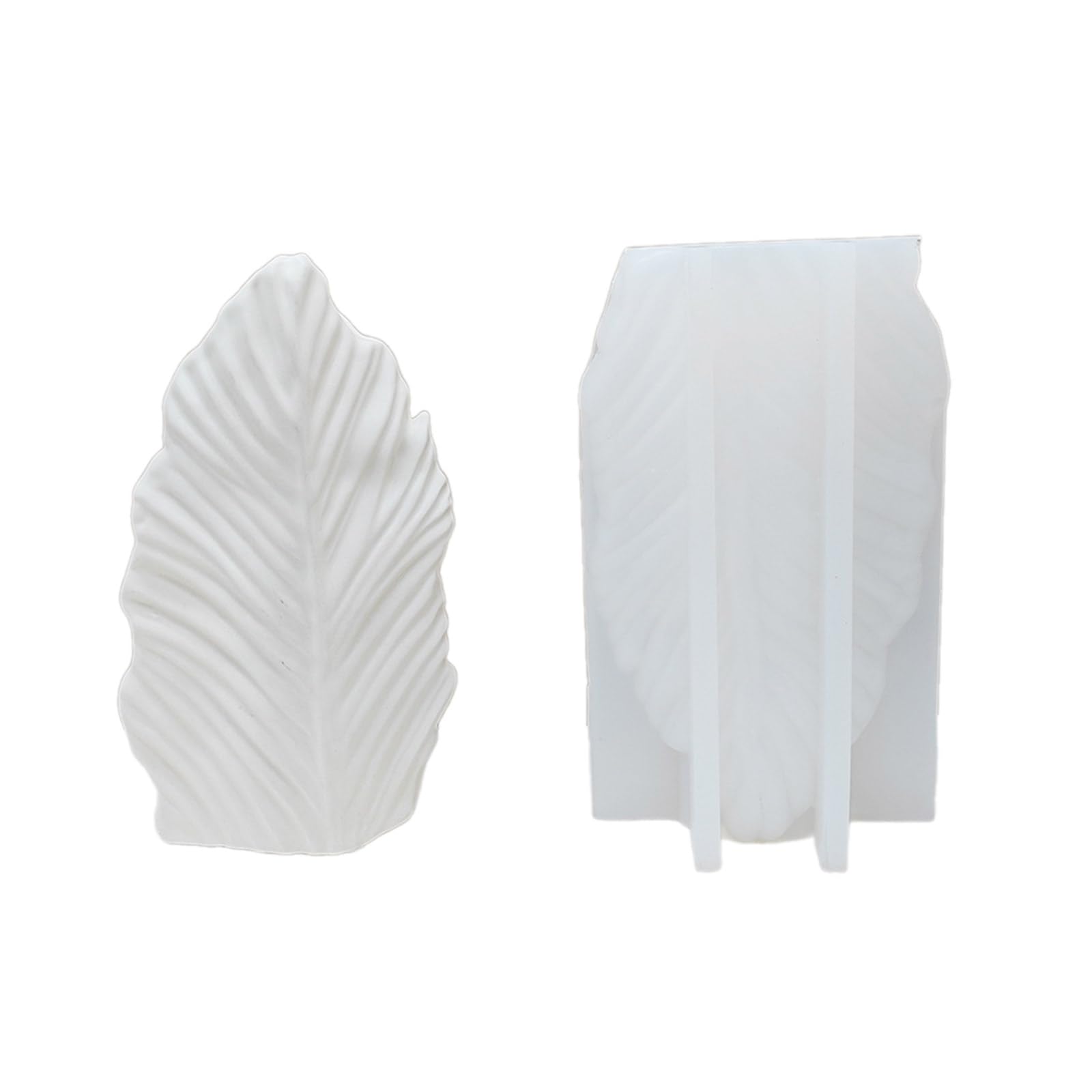 Eleganti stampi in resina stampi in silicone stampi flessibili per vasi a forma di foglia barattoli per gioielli per realizzare vasi