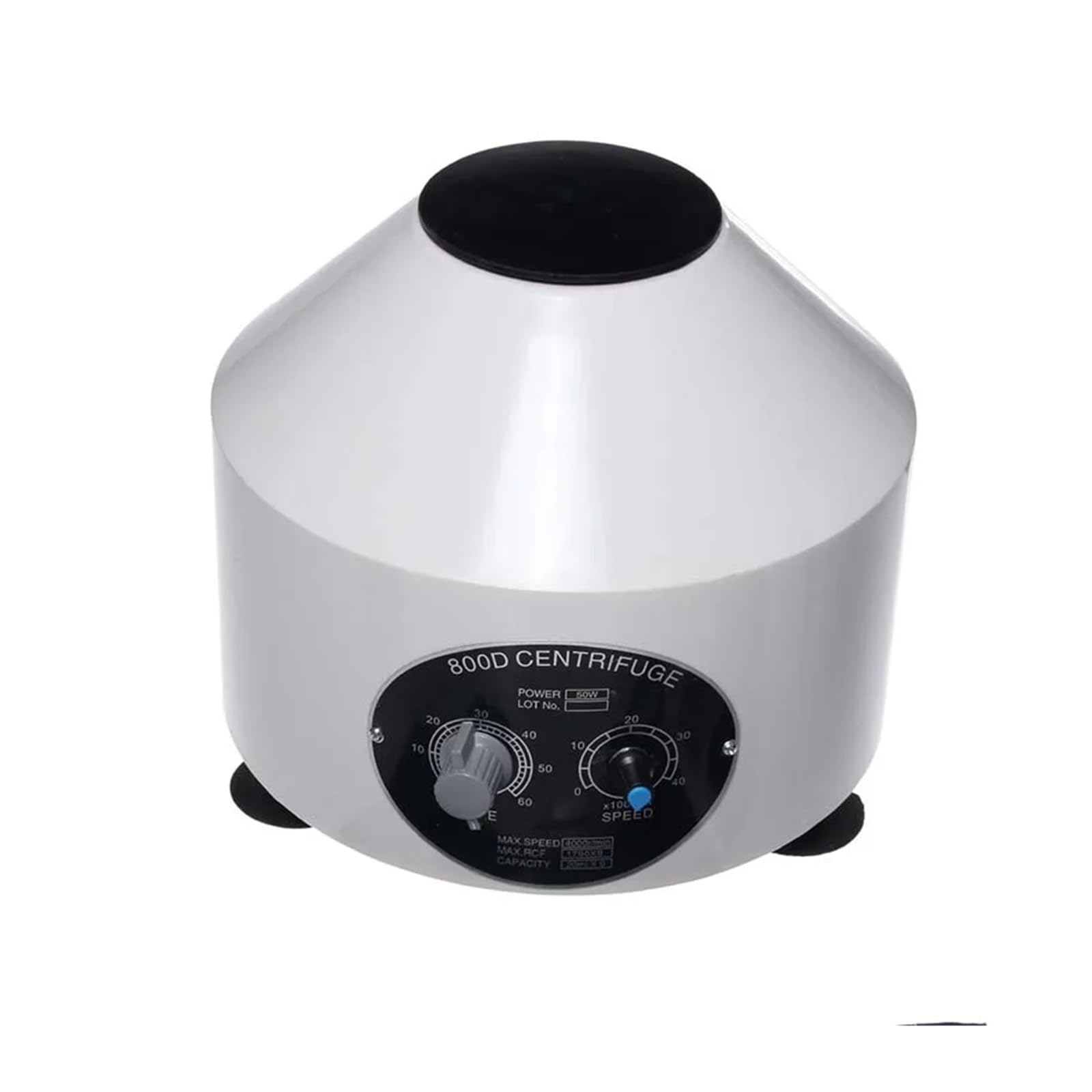Centrífuga de Laboratorio eléctrica de 800D y 4000 RPM de Alta eficiencia, máquina de práctica médica, centrífuga de Escritorio(White)