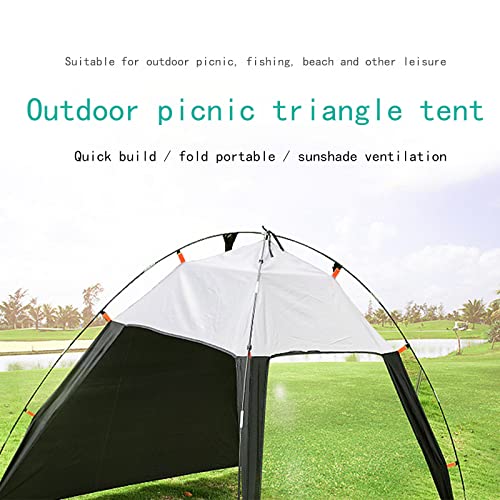 Beach Tent Travel Camping, All-Round Protection, Camping Fishing Shade And Sun Protection Tent, Large Space For Family Camping, Parties, Stability & Windproof (Black) #TOP6