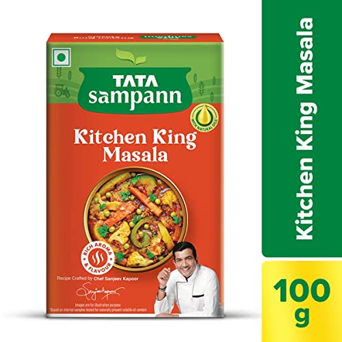 Image of Tata Sampann Unpolished Toor Dal, 1kg + Tata Sampann Kitchen King Masala with Natural Oils, 100g