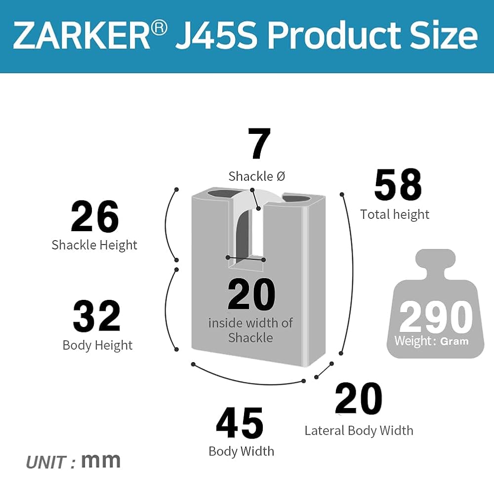ZARKER ステンレススチール製防錆南京錠、コンテナ倉庫、外部車両 Amazon.co.jp: ZARKER ザーカー ステンレススチール製防錆南京錠