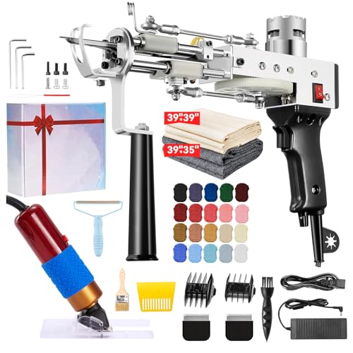 BESGEER Rug Tufting Gun with Carpet Trimmer Kit - Tuft Gun with T...