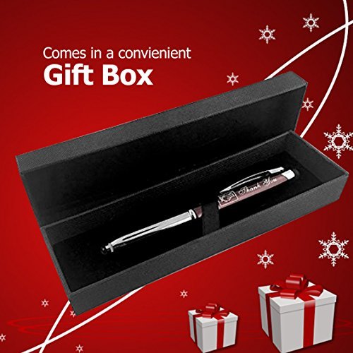 Thank You Pen For Your Boss Coworker Wife Husband Dad Mom Doctor, 3 In1 Stylus+ Metal Ballpoint Pen+ Flashlight, Compatible With Most Phones And Touch Screen Devices,Blue #TOP1