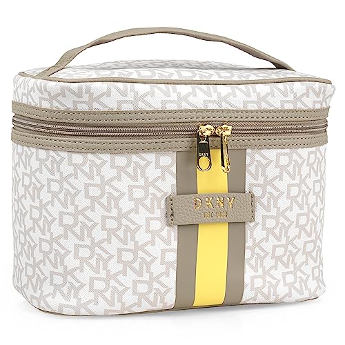 DKNY - Beauty Case da Viaggio Impermeabile Appendibile con Scomparti