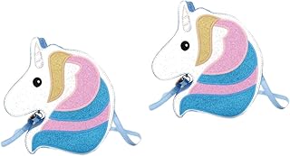 2 Peças Bolsa Carteiro Unicórnio Carteira Crossbody Bolsa Feminina Bolsa Tipo Estilingue Crossbody Bolsa De Ombro Para Meninas Bolsa Crossbody Bolsa De Unicórnio Para Meninas