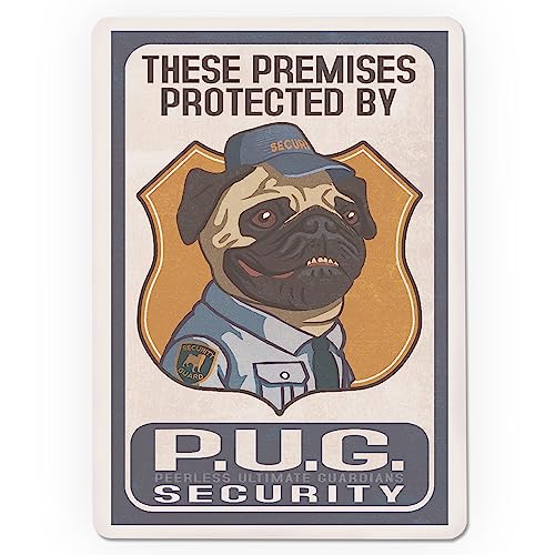 Lantern Press Pug Security Baraja de 52 Cartas miniatura 3