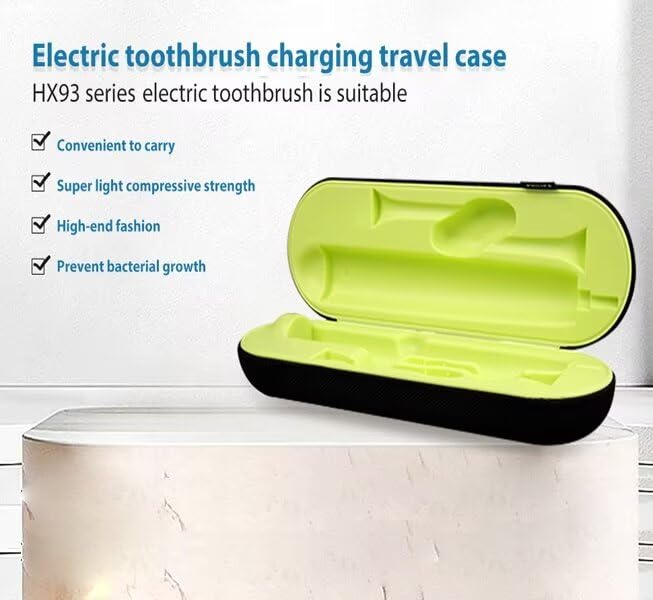 Upgraded Toothbrushes Travel Charger Case for P-hilips Sonicare DiamondClean HX93 Series But Not HX9392 HX938B, Coming with US Standard AC Adapter and USB Cable image 6 of 6 B0DNJB3YCF