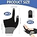 8 Pcs Thumb Game Gloves with Finger Sleeves, Silver Fibers Breathable Sweatproof Touch Screen Mobile Finger Covers for Daily Entertainment & Professional Game Competitions with All Touchscreen Devices