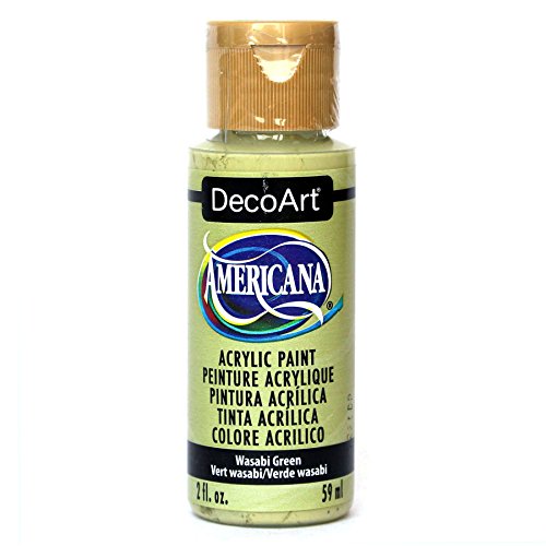 Image of DecoArt Americana Acrylic Paint, 2-Ounce, Wasabi Green