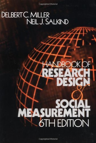 Manual de medición Diseño de la Investigación y social 6th Edition (sexto)