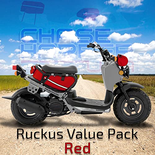 Ruckus Value Pack - Combo de Bolsa Bajo Asiento 5000 y Bolsa Barril 105000 - Compatible con Todos los Modelos Ruckus - Rojo miniatura 2