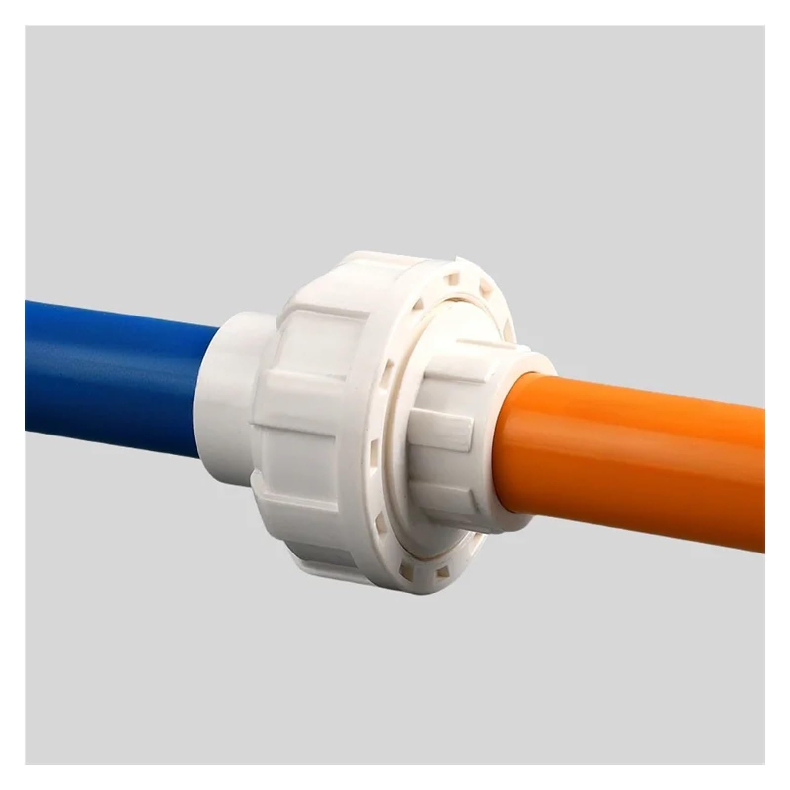 1 szt. ID 20~50 mm Wysokiej jakości pogrubione złącze PVC do nawadniania ogrodu, proste rur wodnych w akwarium, jednakowe, 32(Blue (1 Piece),50mm)
