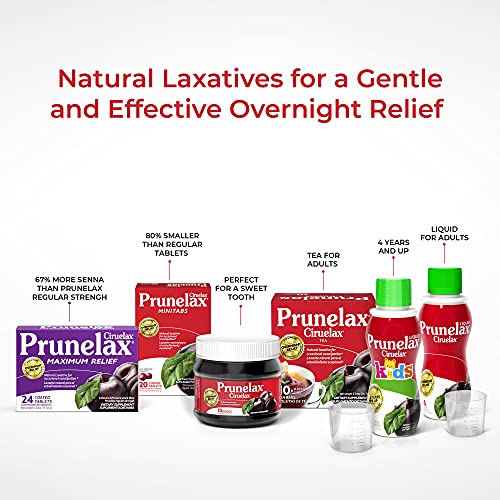Prunelax Ciruelax Natural Laxative Regular Liquid For Kids, For Occasional Constipation, 4.05 Fl Oz #TOP6