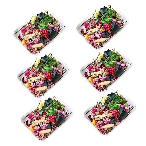 Flores secas artesanales para manualidades DIY miniatura 1