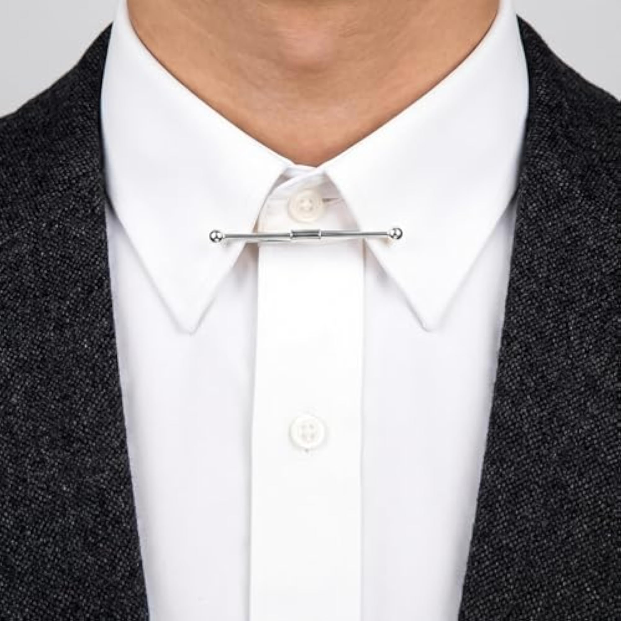 2 Pcs Tie Pin for Men, Formal Attire