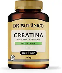 CREATINA HIDROLISADA E MICRONIZADA + BETA ALANINA 200G DR. BOTANICO