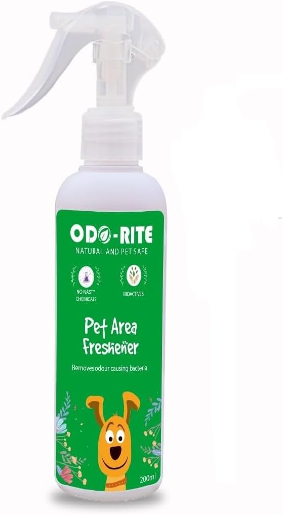 Pet Area Freshener 200 ml/Pet Odour Remover with Extra Spray Pump/pet Safe/Child Safe/bio-Technological Based/Skin Safe/Urine Smell Remover/Can be Used in All Surface.