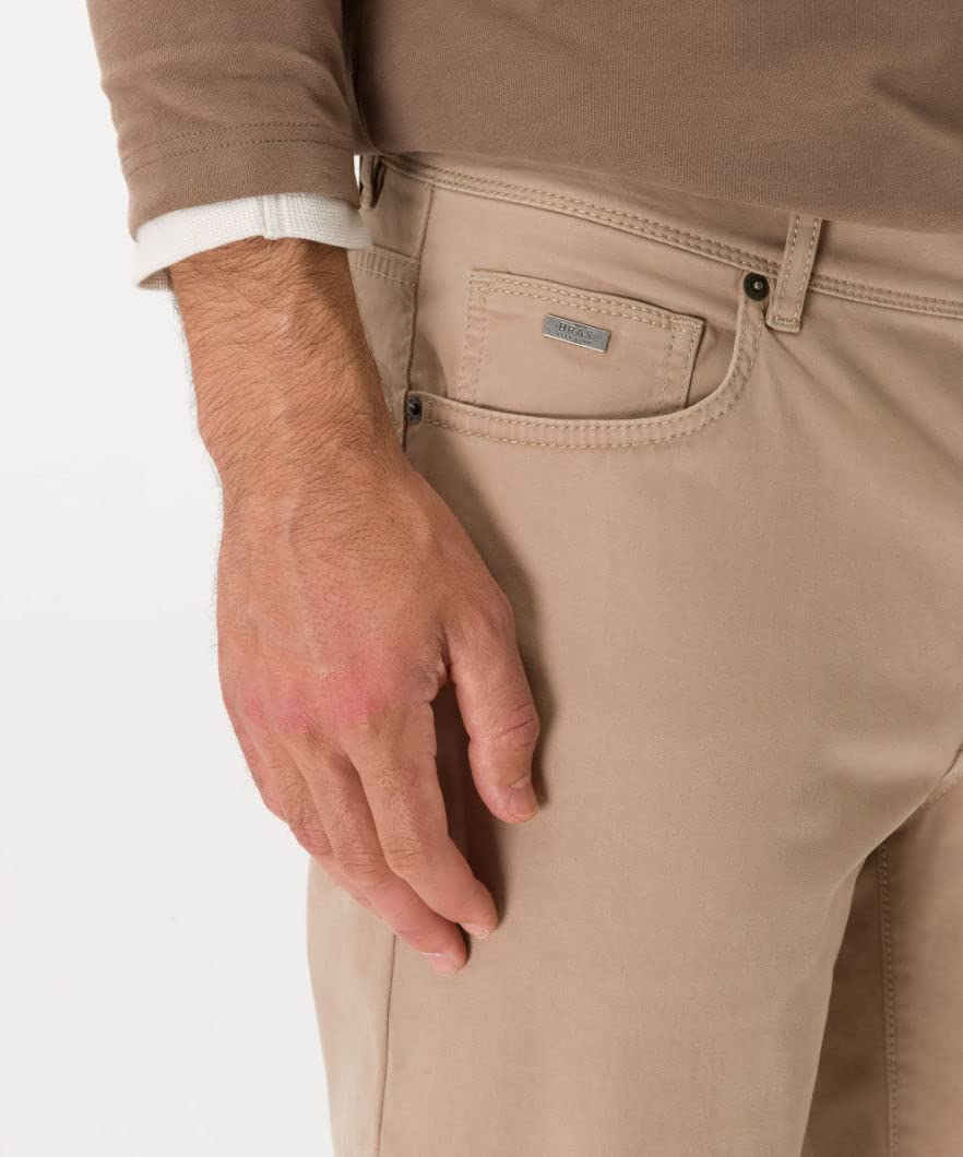 BRAX Straight Fit Hose Cadiz Cotton Satin Stretch Nachtblau