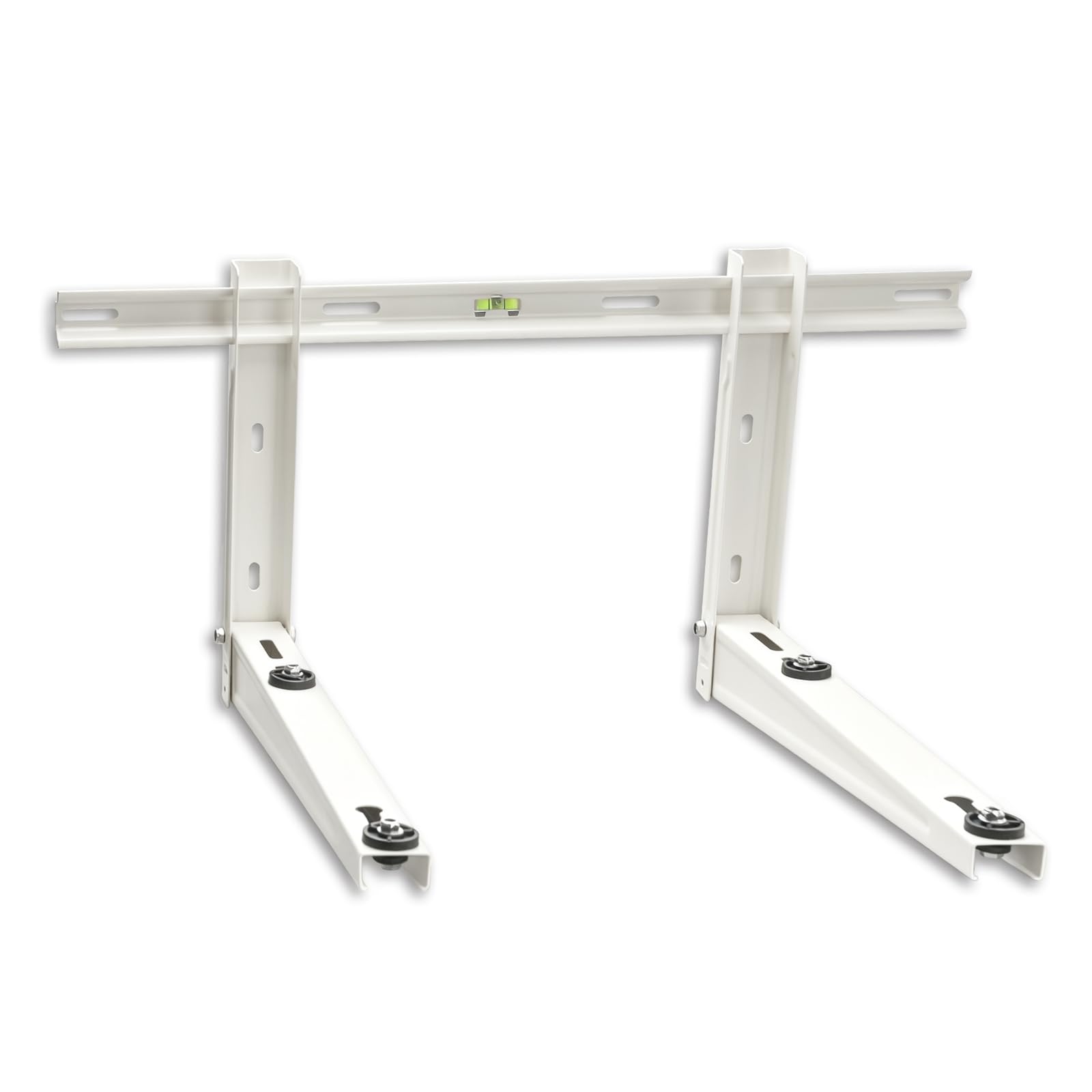Wostore Support mural universel pour appareil extérieur de climatisation 550 mm 9000-36000 BTU jusqu'à 160 kg, console murale pour climatisation split et pompe à chaleur robuste et stable (blanc 550