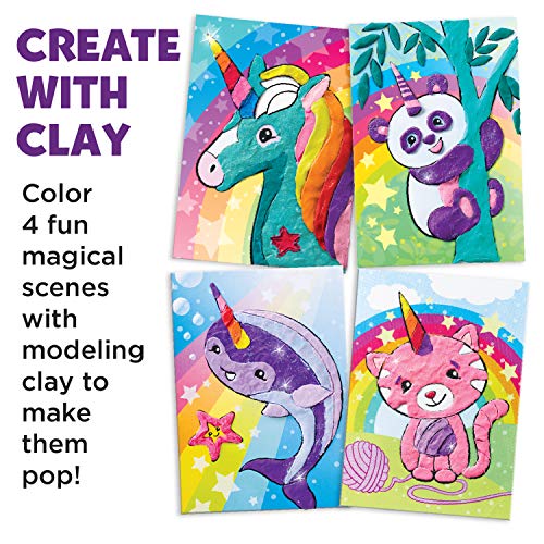 Image of Faber Castell Do Art Coloring with Clay Unicorn & Friends - Clay Set for Kids - Arts and Crafts for Kids