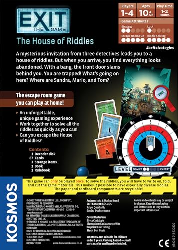 The House of Riddles - Juego de mesa para 1 a 4 jugadores miniatura 2